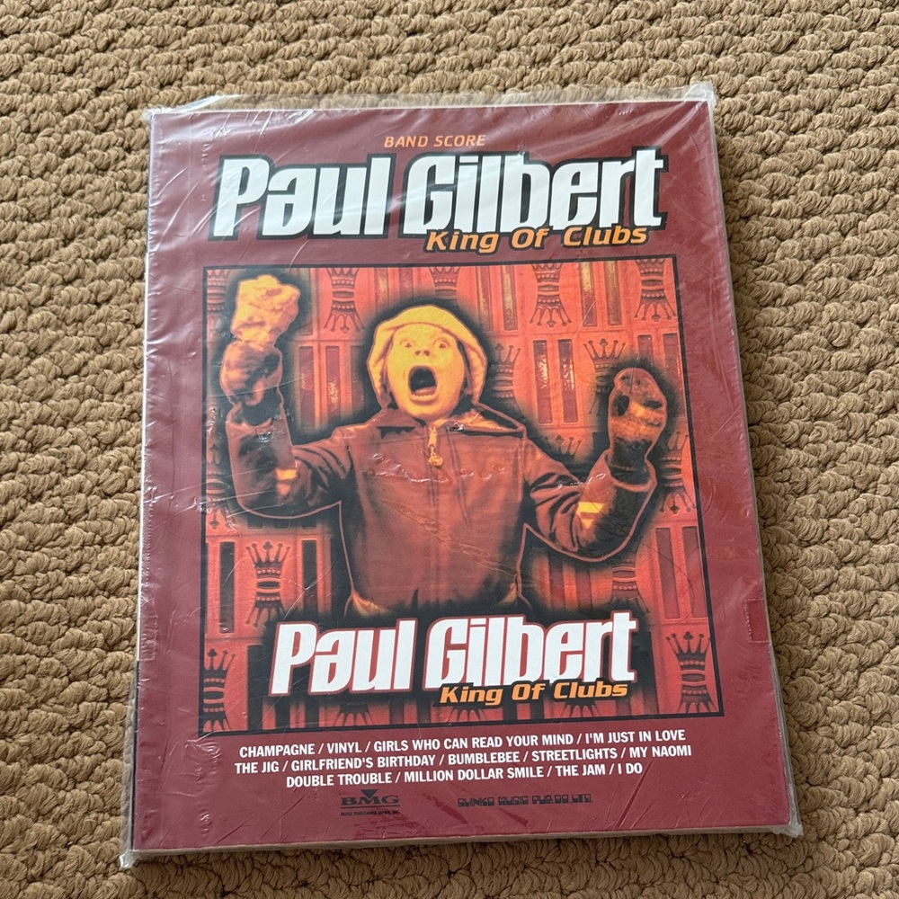 Paul Gilbert King of Clubs Band Score